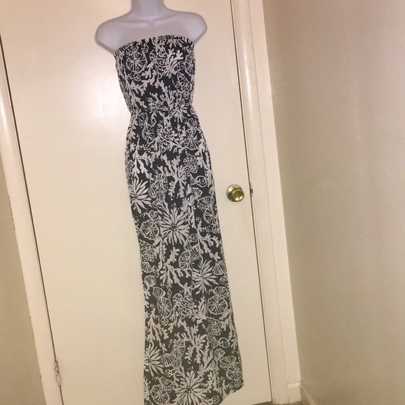 Lilly Pulitzer Dresses Lilly Pulitzer Blue And White Print Poshmark